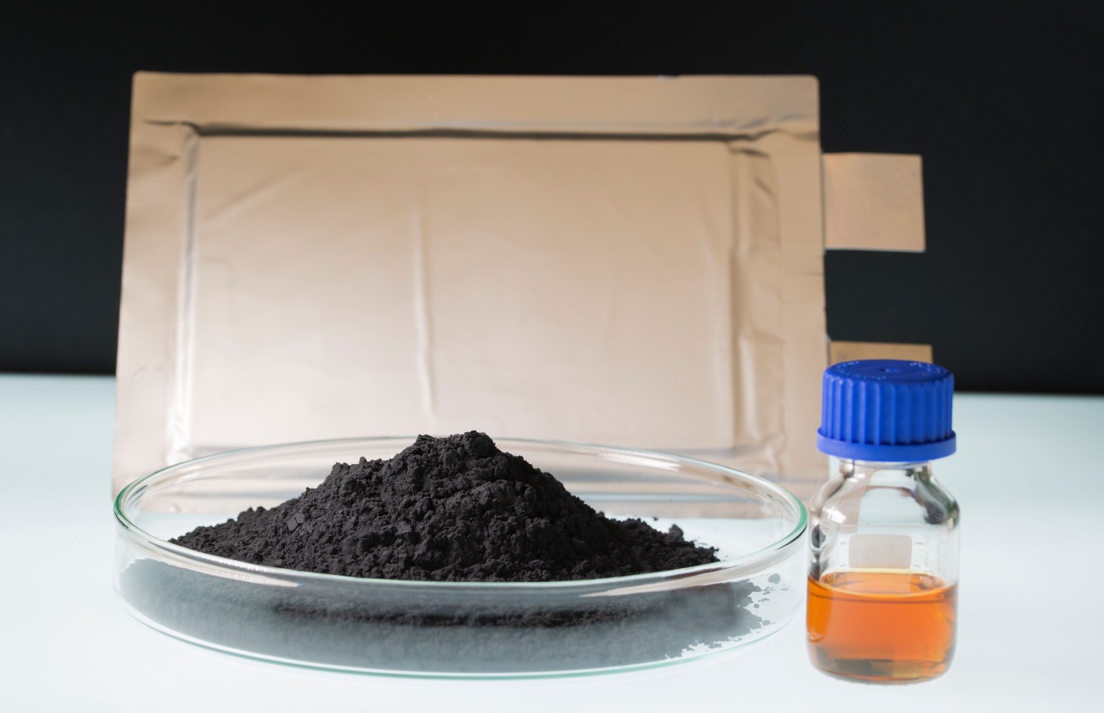 Efficient lithium-ion pouch cell with the base materials.